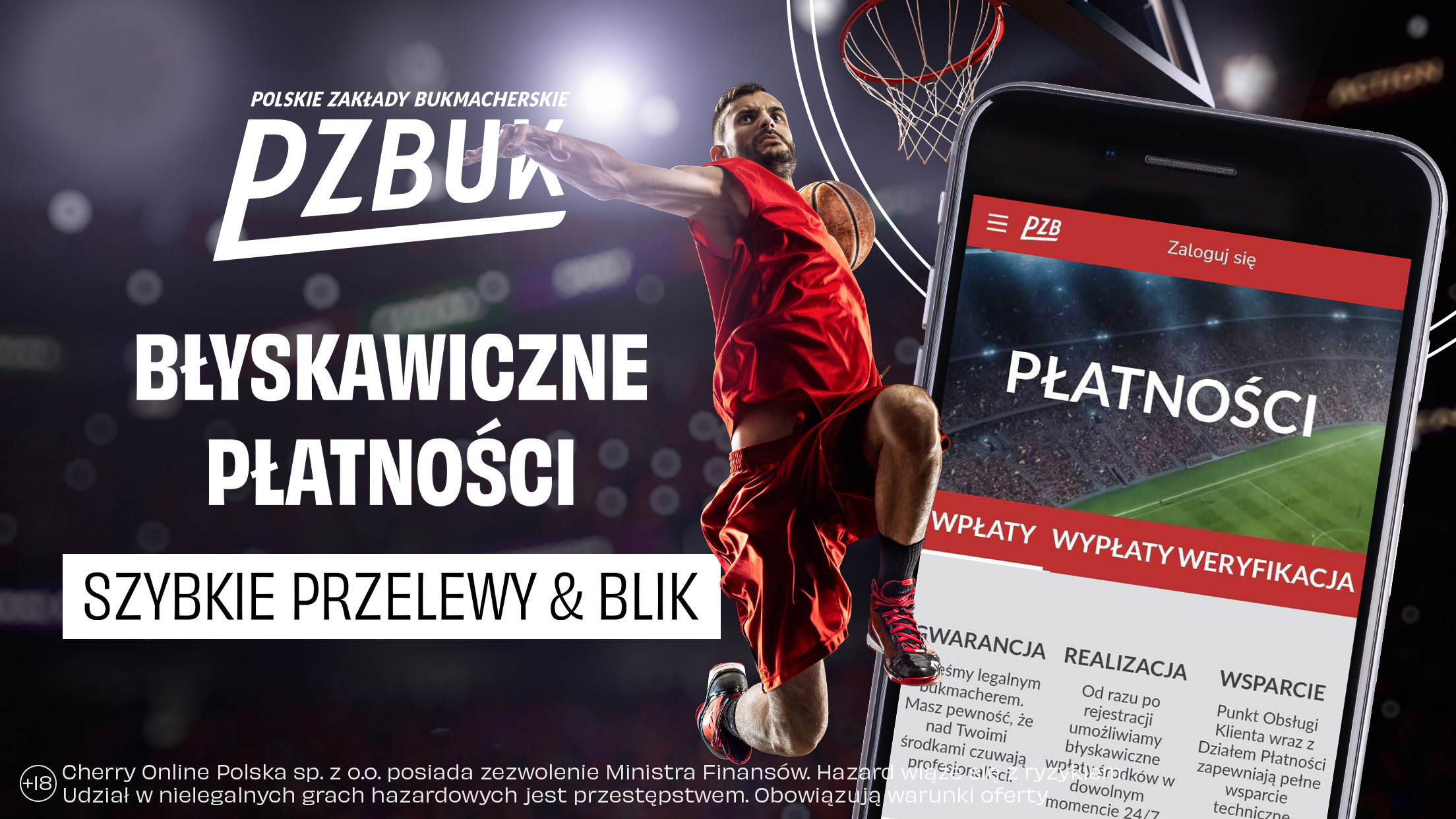 Aplikacja mobilna PZBuk – ekran zakładów bukmacherskich