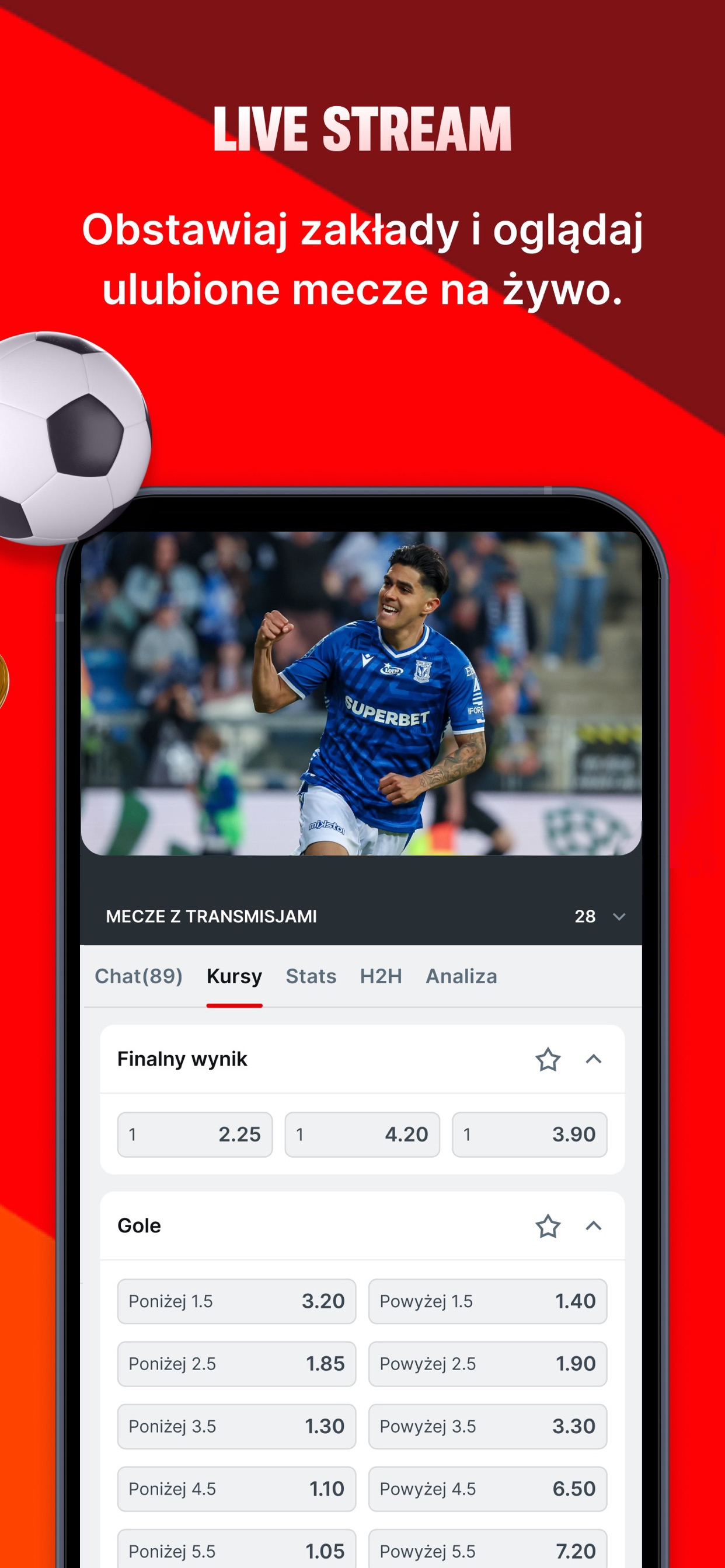 Aplikacja mobilna Superbet – transmisje live i zakłady w jednym oknie