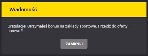 Otrzymałeś BONUS w Fortuna - kod MAXOFERTA działa u bukmachera