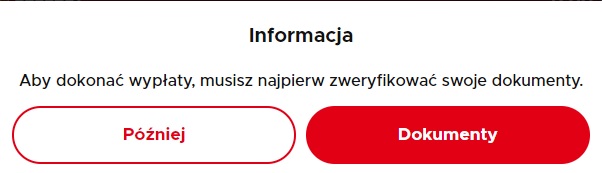 Wypłata z Betclic.pl - musisz potwierdzić tożsamość i przesłać dokumenty do Betclic