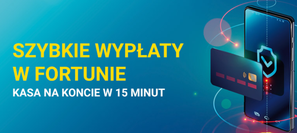 Szybkie wypłaty w 15 min. od bukmachera