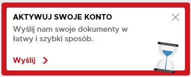 Aktywuj konto w Betclic.pl - komunikat bukmachera - Bukmacherzy.com opis